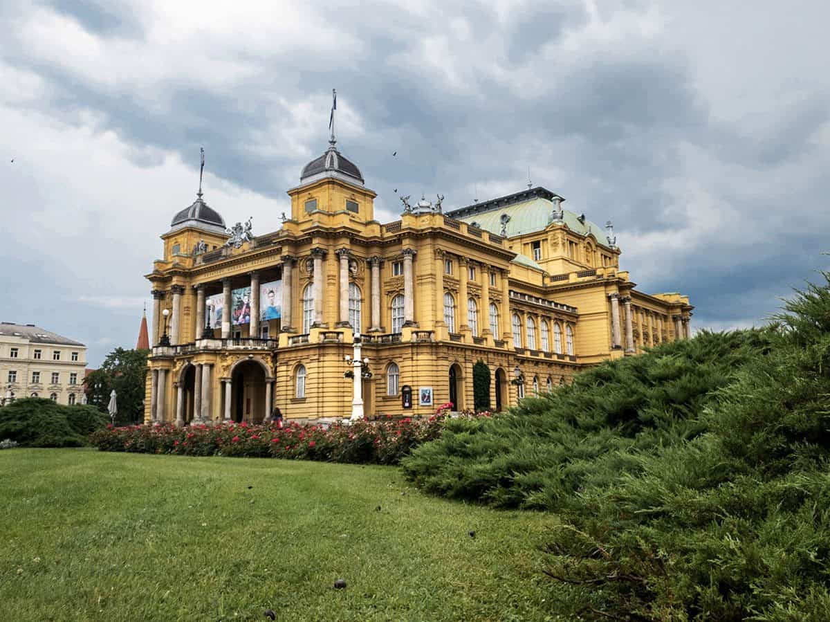 Zagreb's national Theater
