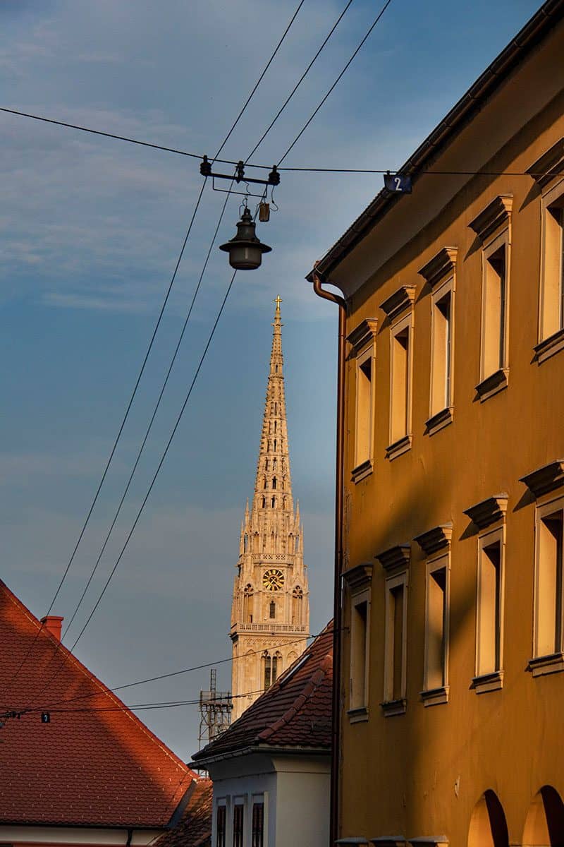 Upper Town in Zagreb Croatia