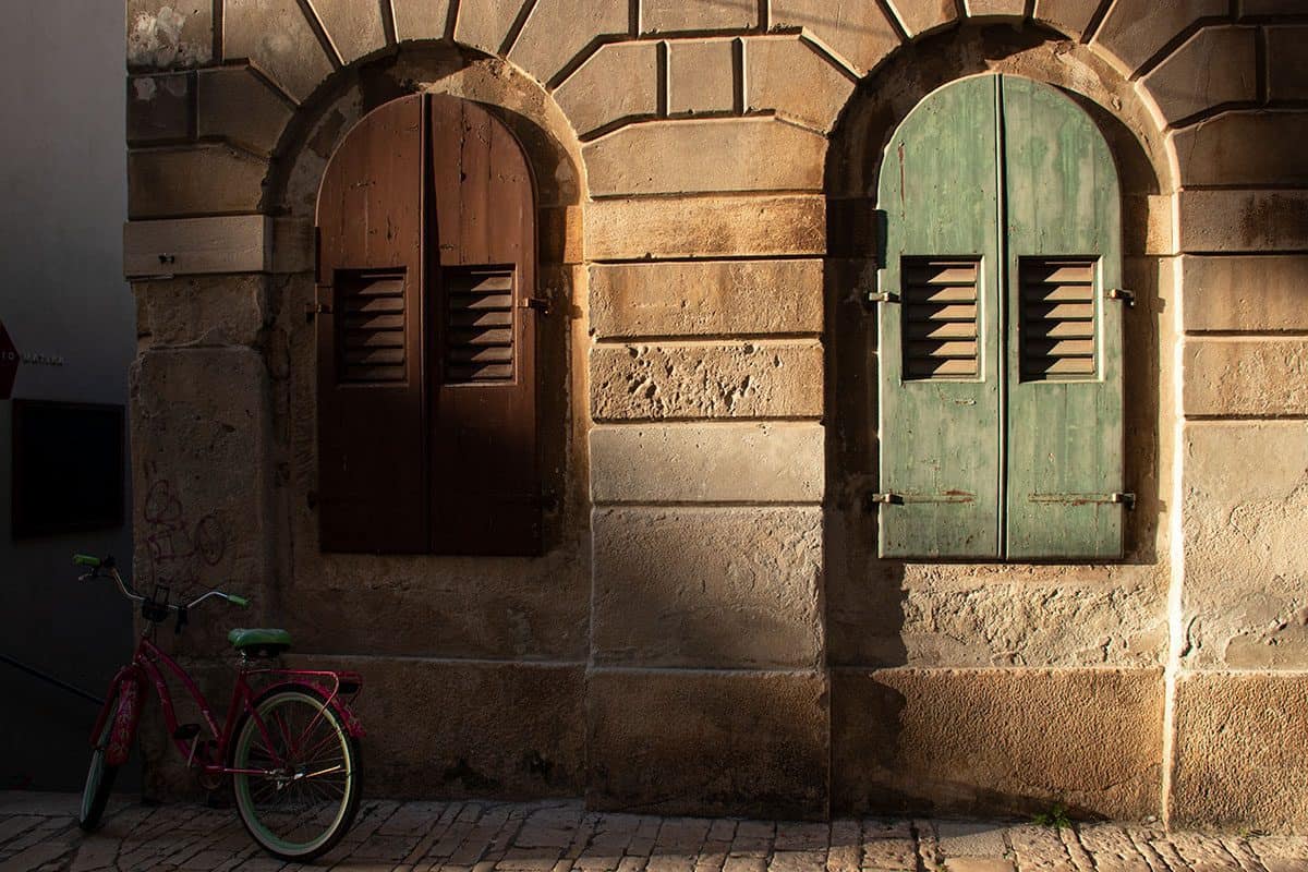 Alleys in rovinj istria