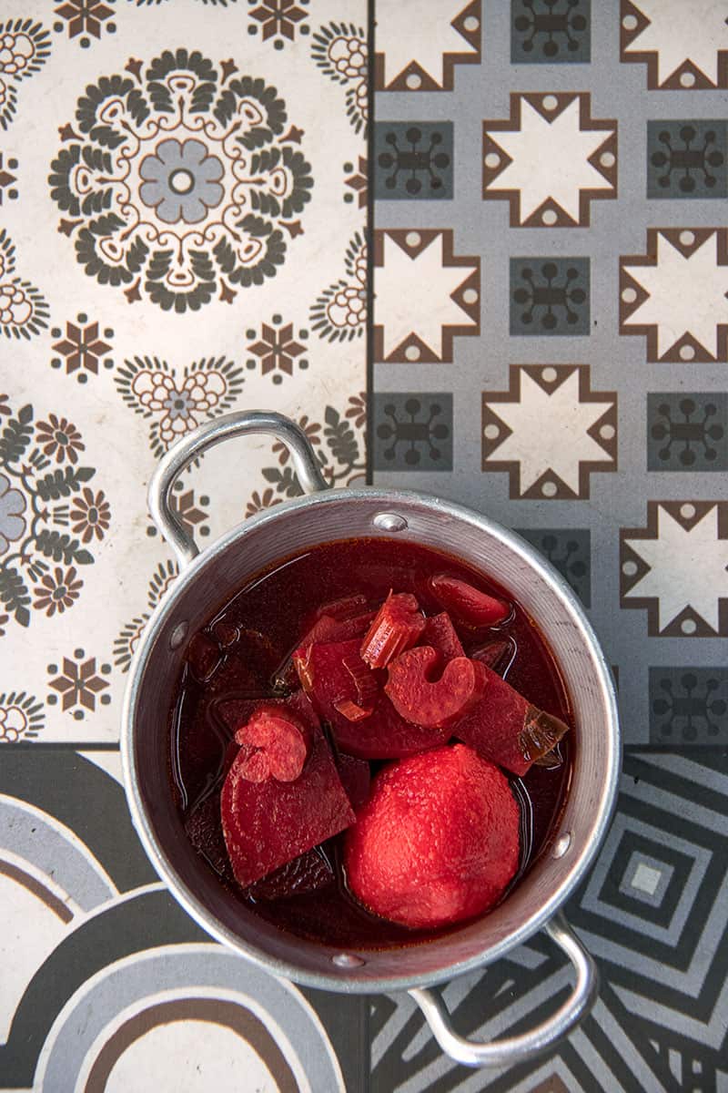 Beetroot kibbeh israeli cuisine