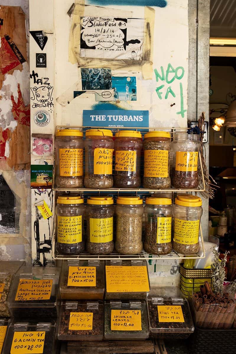 Israeli spices in Levisky Market