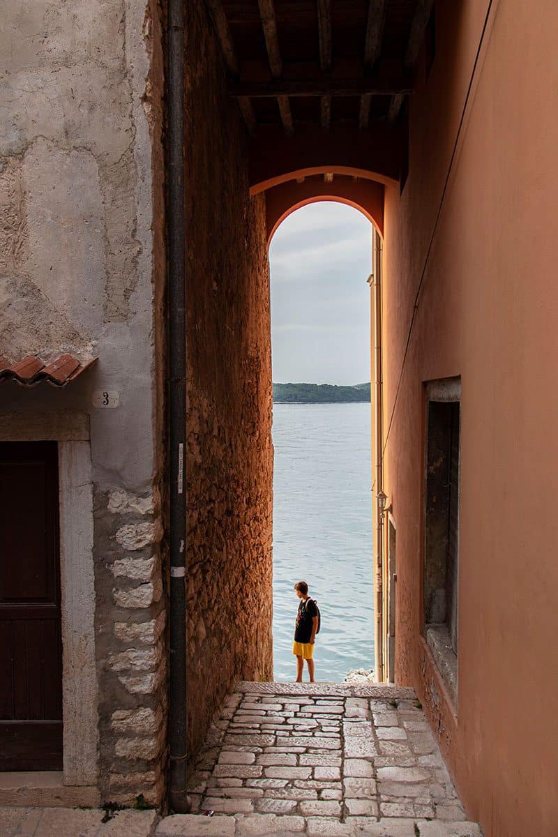 The old town of Rovinj Croatia