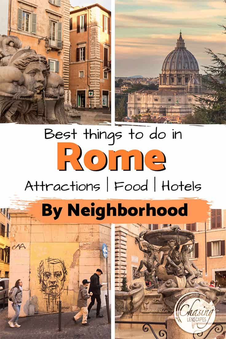 best attractions in Rome's neighborhoods