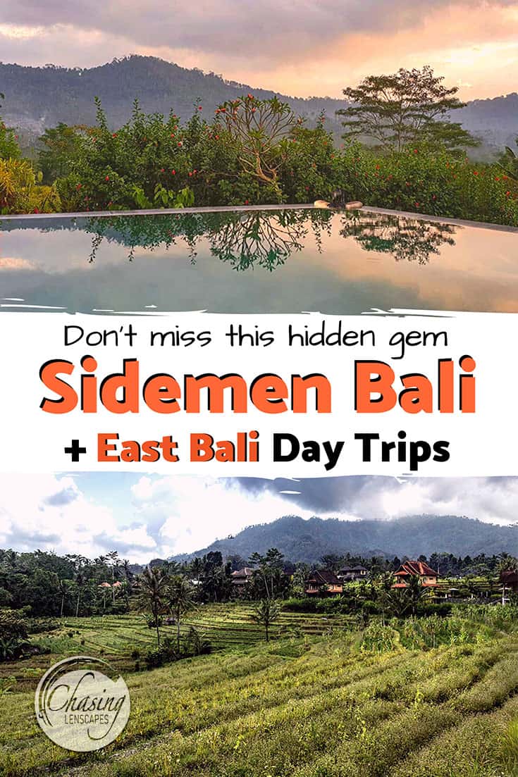 Sidemen Bali rice fields and an infinity pool