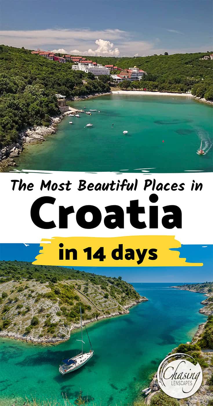 Beautiful places in Croatia and the Adriatic Sea 