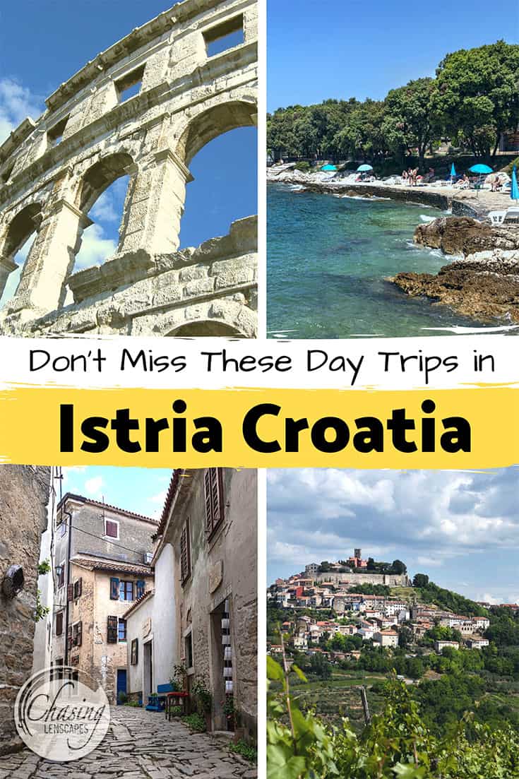 Roman ruins, beaches, charming towns and more day trips ideas in Istria Croatia