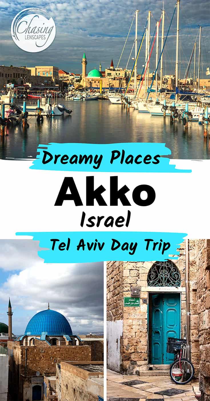 Akko's port, alleys and colorful domes