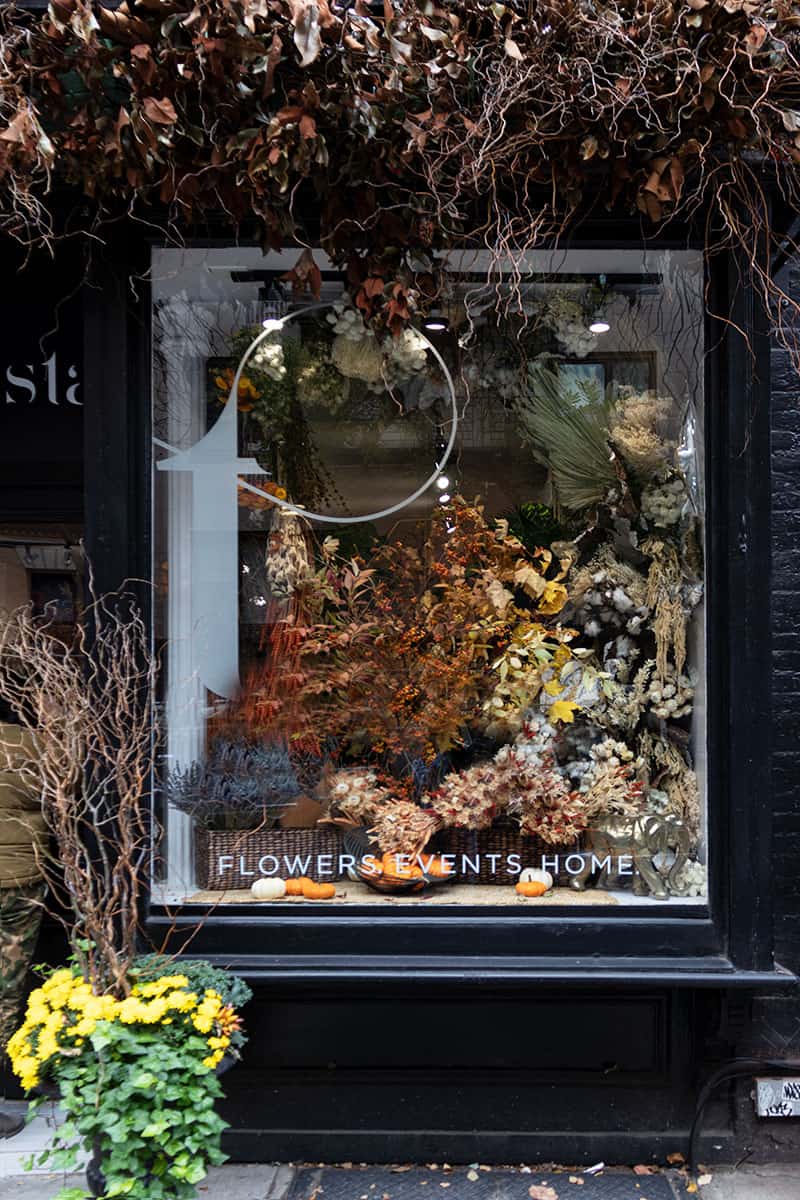 Flowers shop in greenwich village new york
