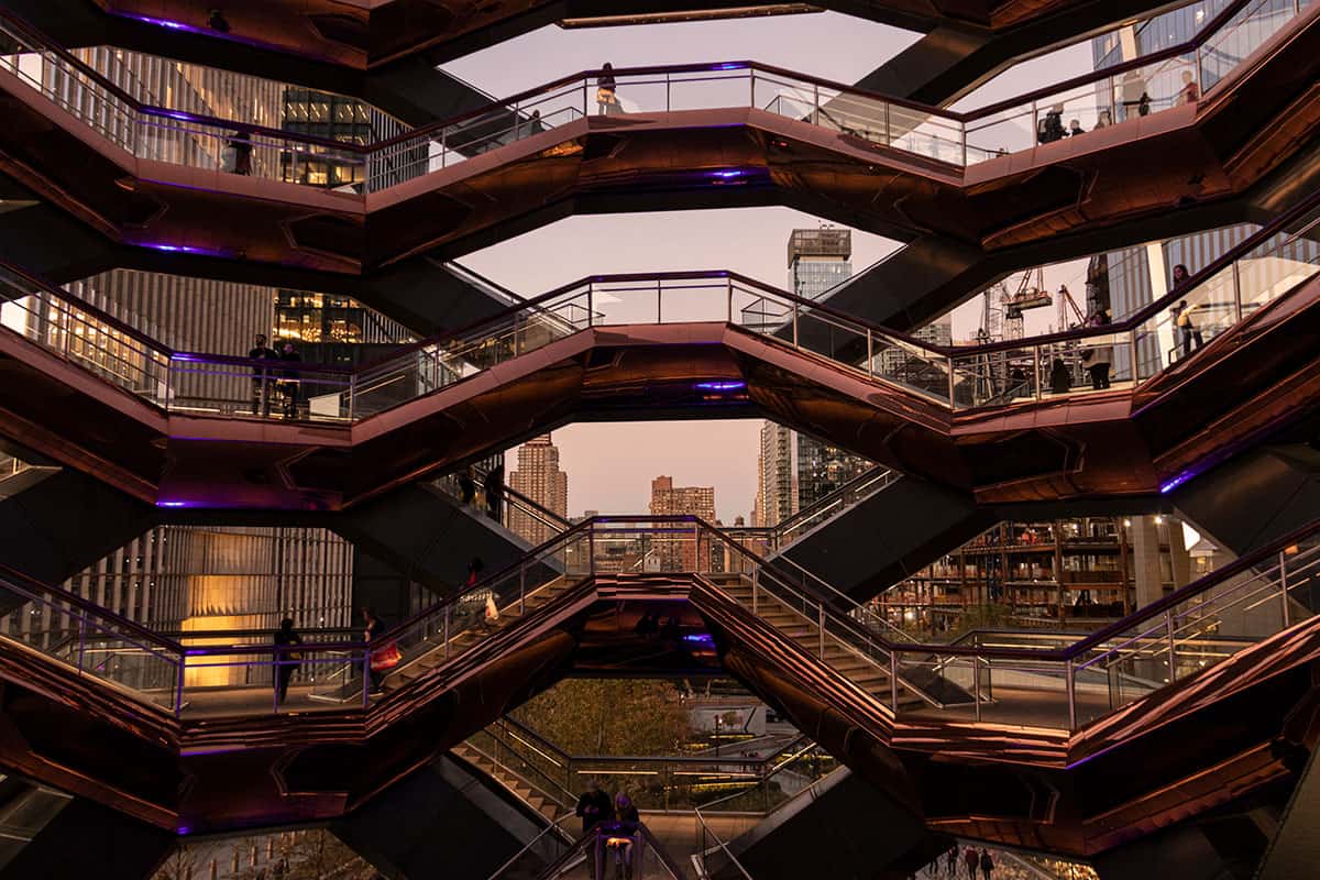 The Vessel in the Hudson Yards New York