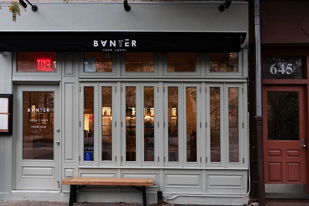Banter restaurant Greenwich Village NYC