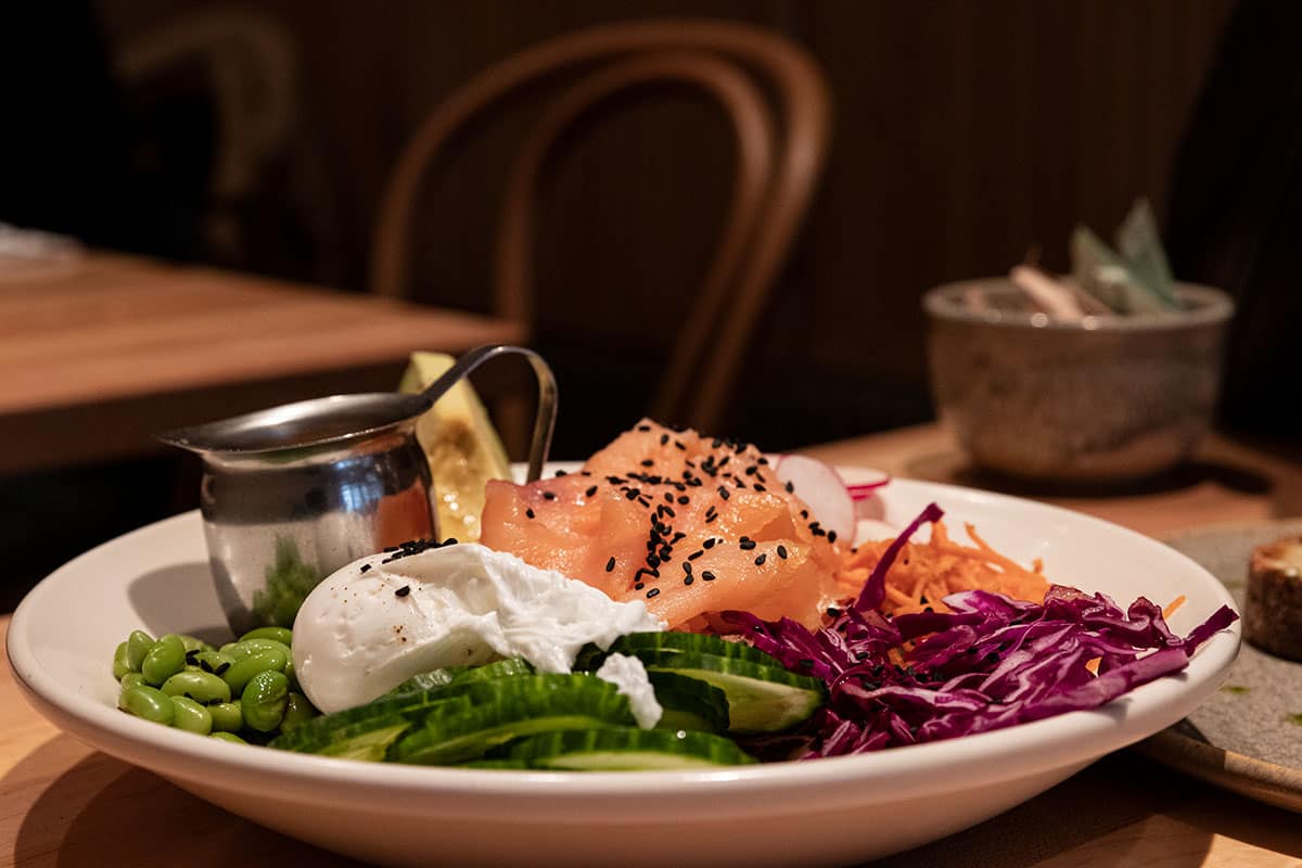 Healthy breakfast bowl NYC