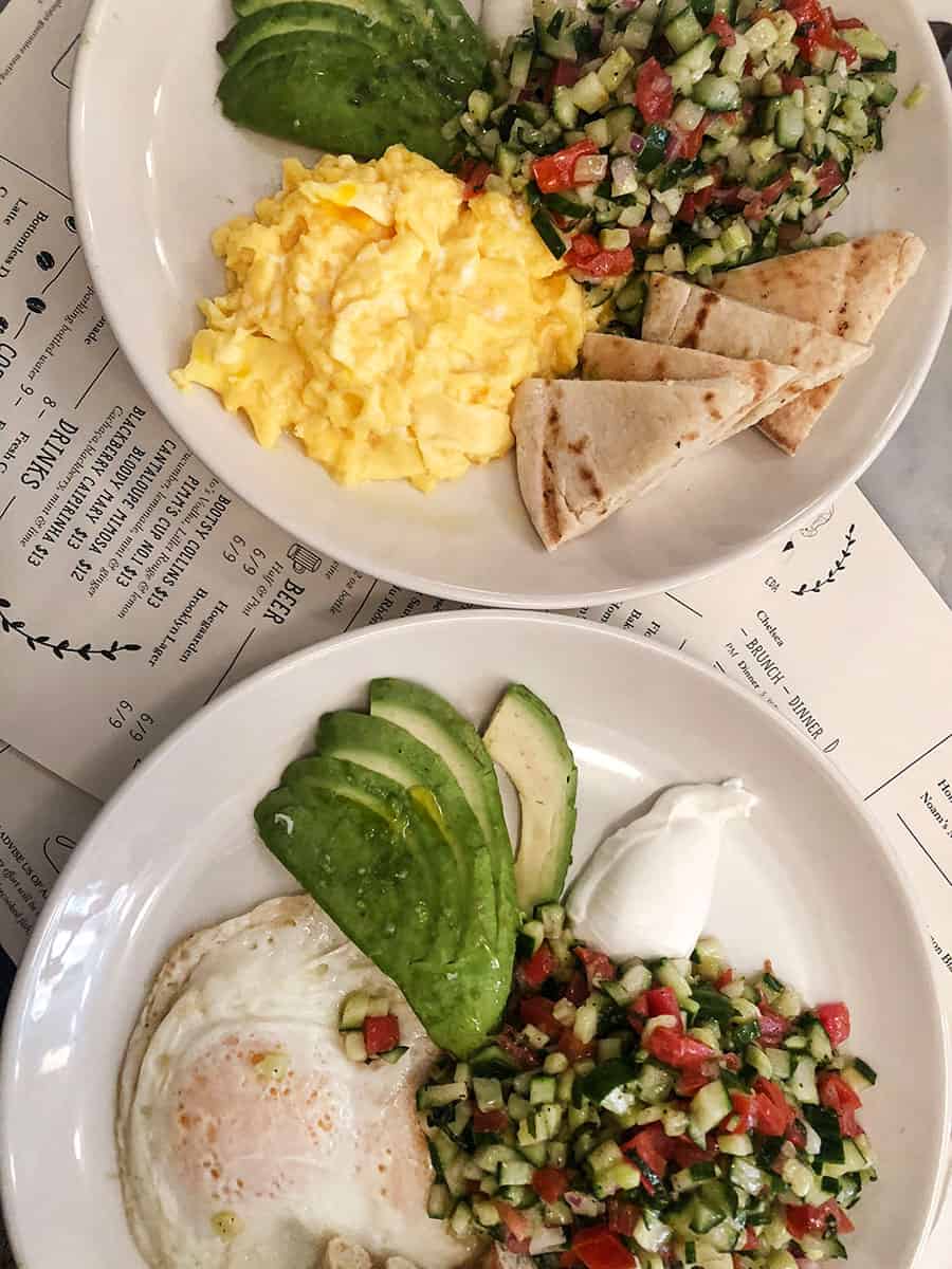 Healthy breakfast in Soho new york