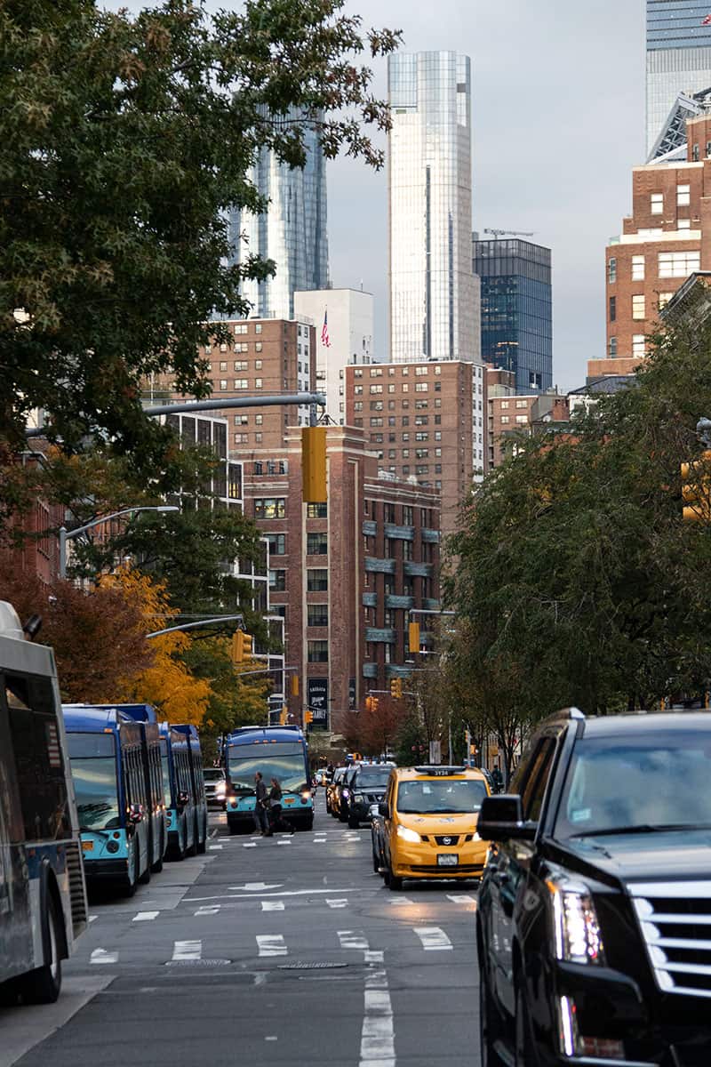 Trafic in the West Village New York