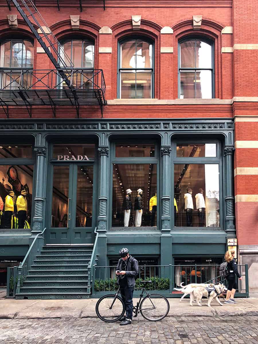 A Shop in Soho Neighbourhood new york