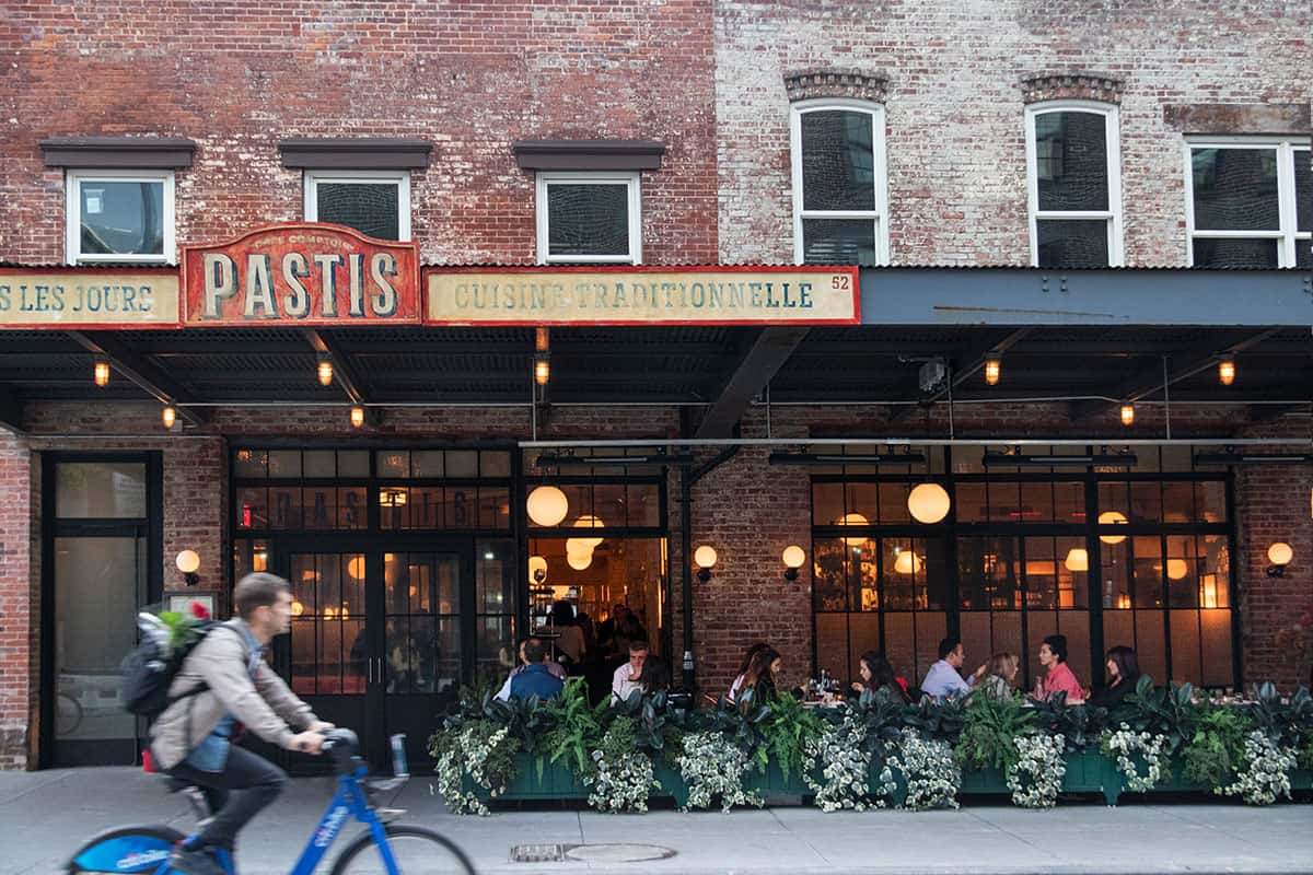 Pastis restaurant in Meatpacking District New York