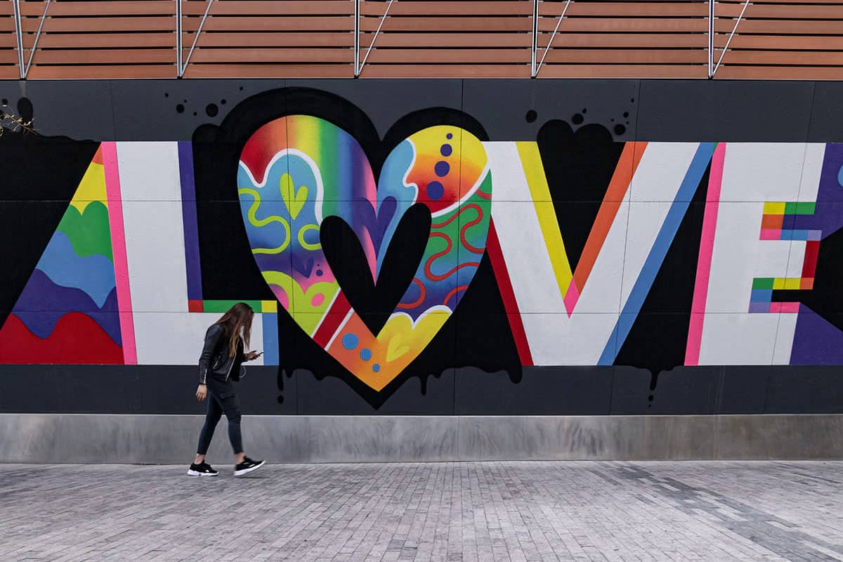 Colorful Graffiti in Brooklyn New York