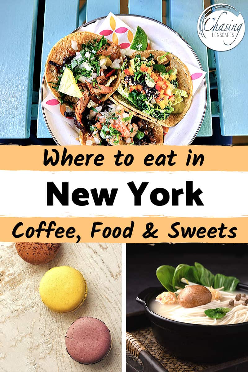 Mexicn food, Asian food and sweets - top eateries in NYC