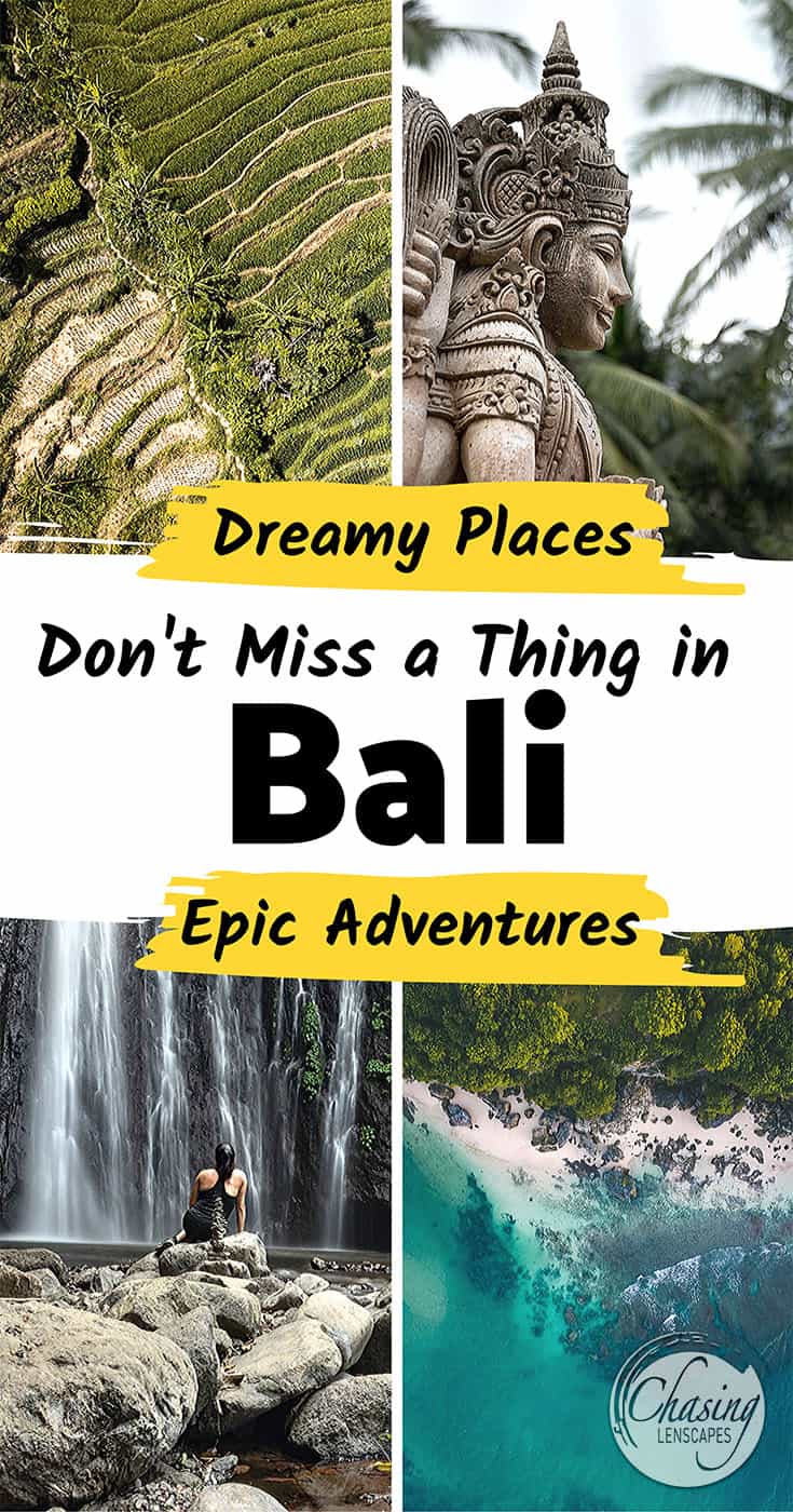 Where to go in Bali - beaches, waterfalls and rice fields