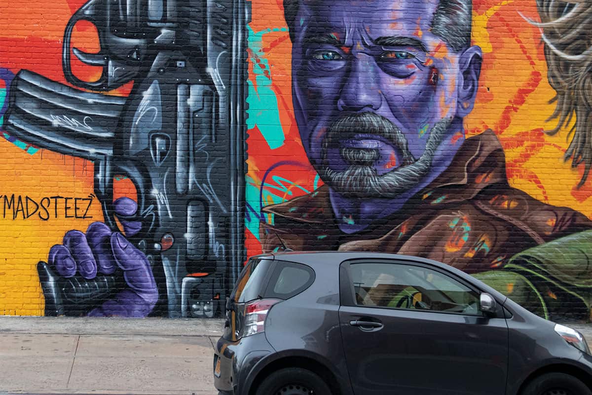 Colorful Mural on a Bushwick wall