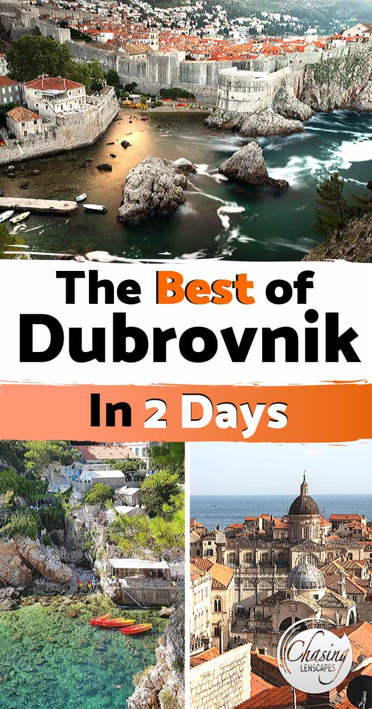best things to do in Dubrovnik - view of the Old Town and kayaks in the Adriatic Sea