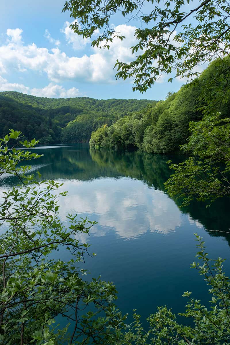 Plitvice park reflections in Croatia