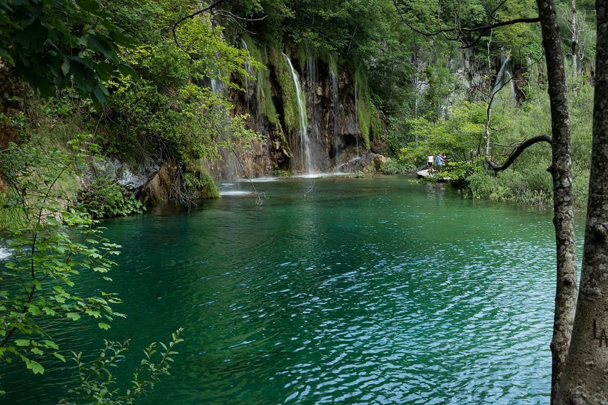 Beautiful lake in croatia