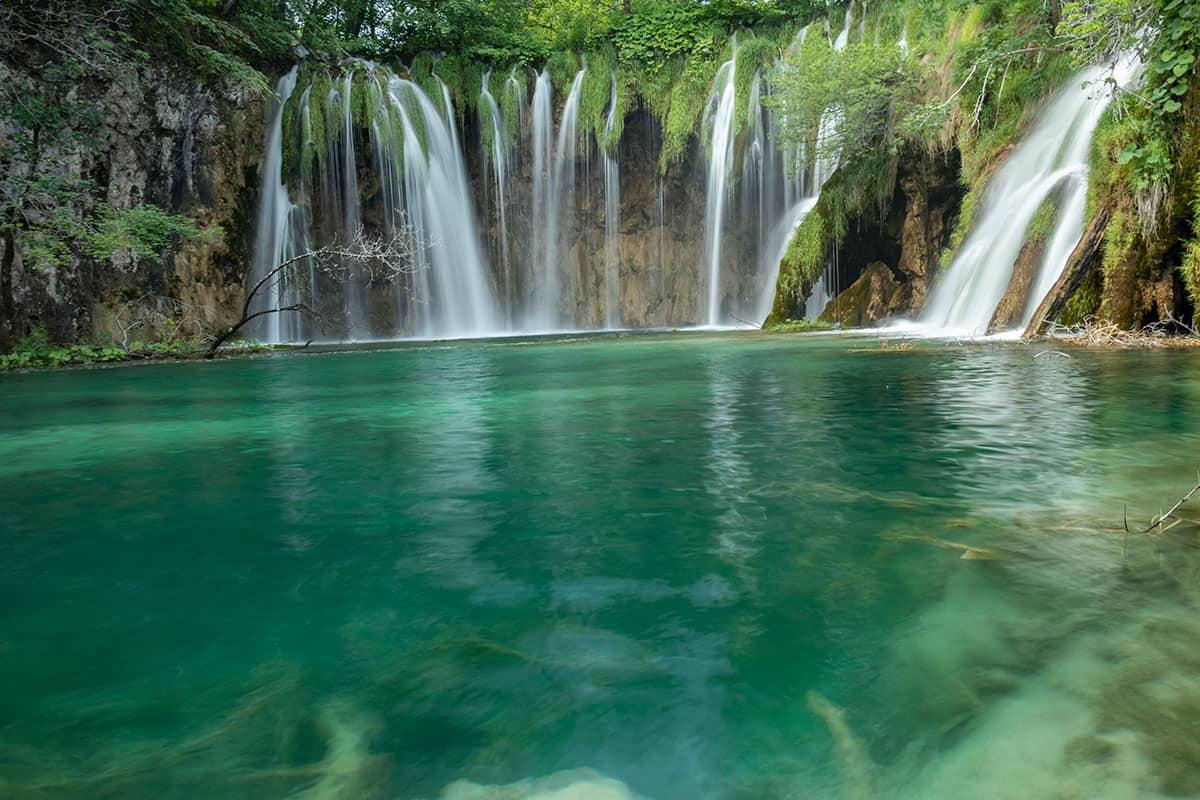 Plitvice lakes Waterfalls in Croatia