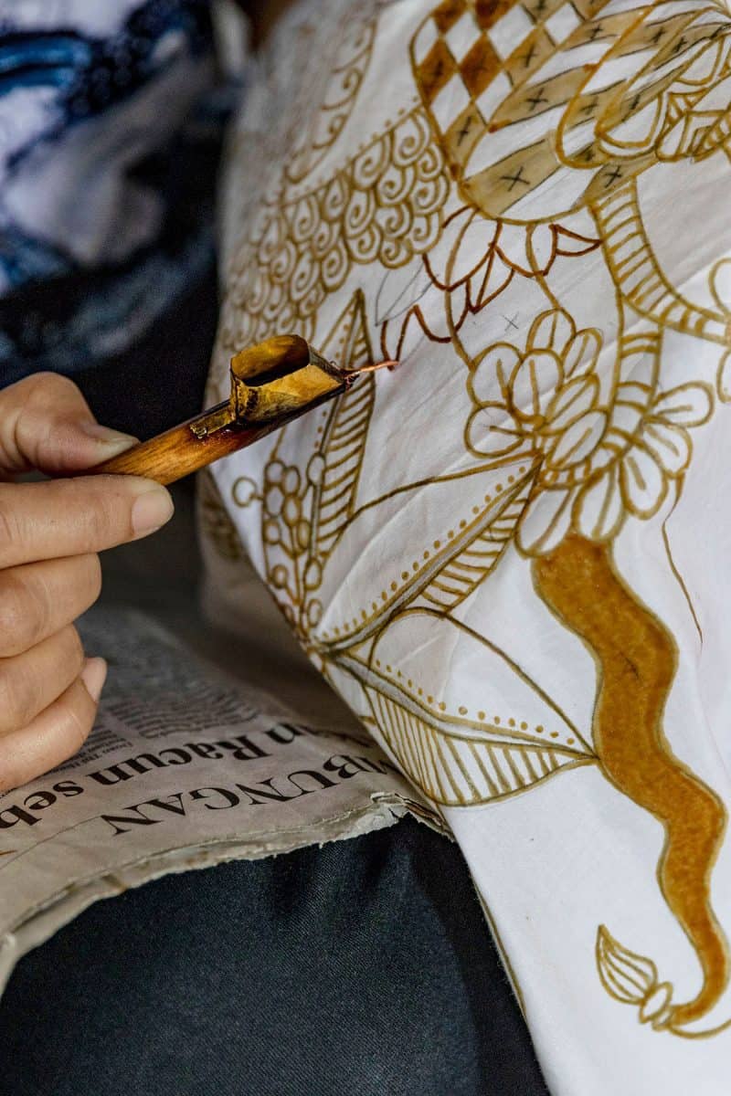 Batik workshop in Yogyakarta Indonesia