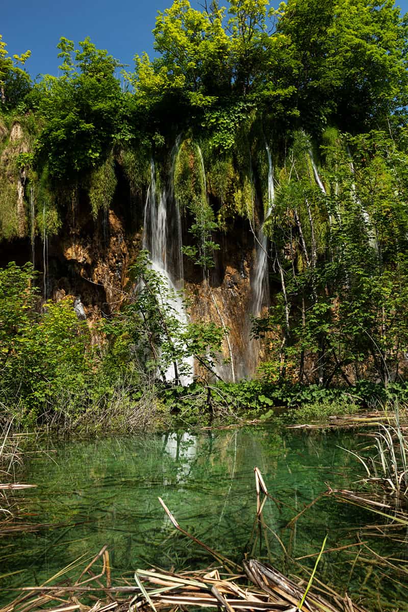 Waterfalls in Croatia national park