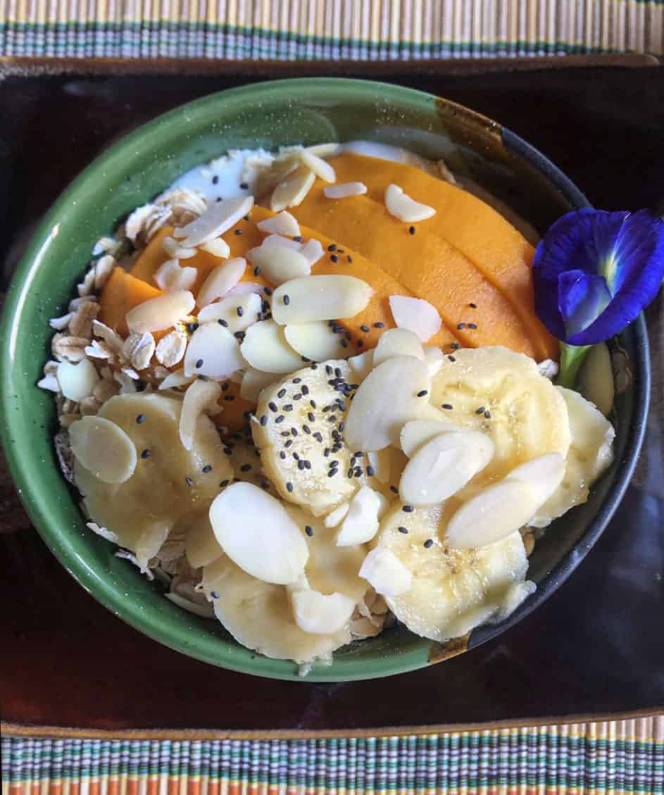 A colorful breakfast in Dawei Beach Myanmar