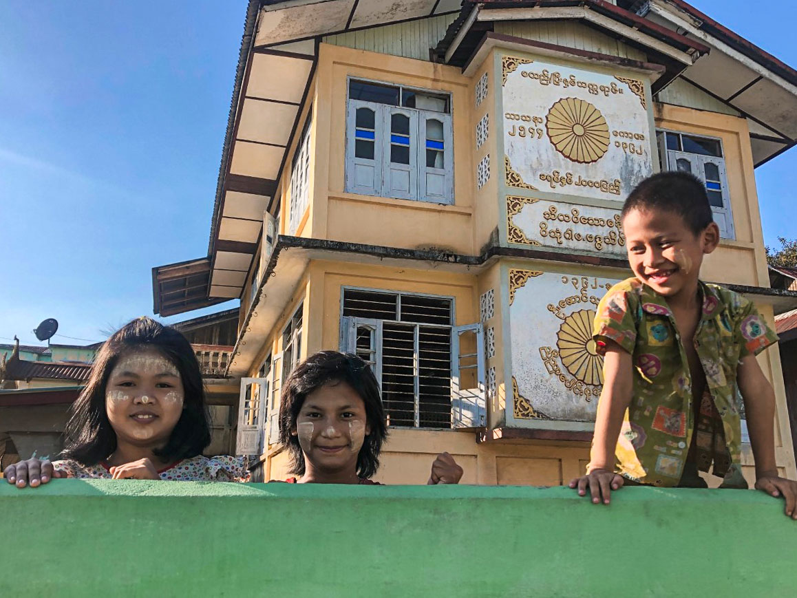 Children in the Dawei area south of Myanmar