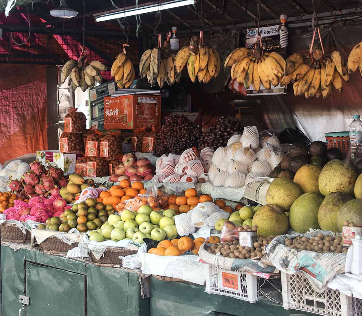 Dawei market in the south of Myanmar