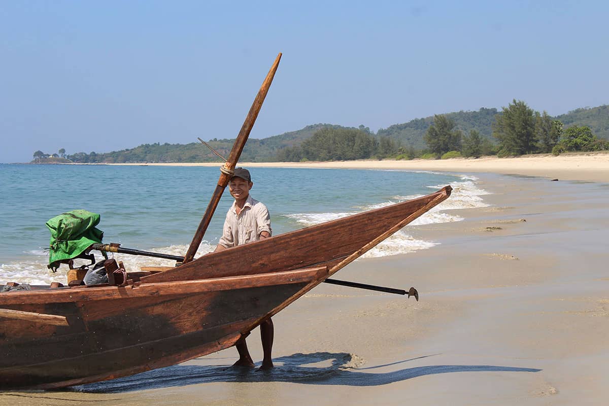 Myanmar local fisherman in Dawei peninsula