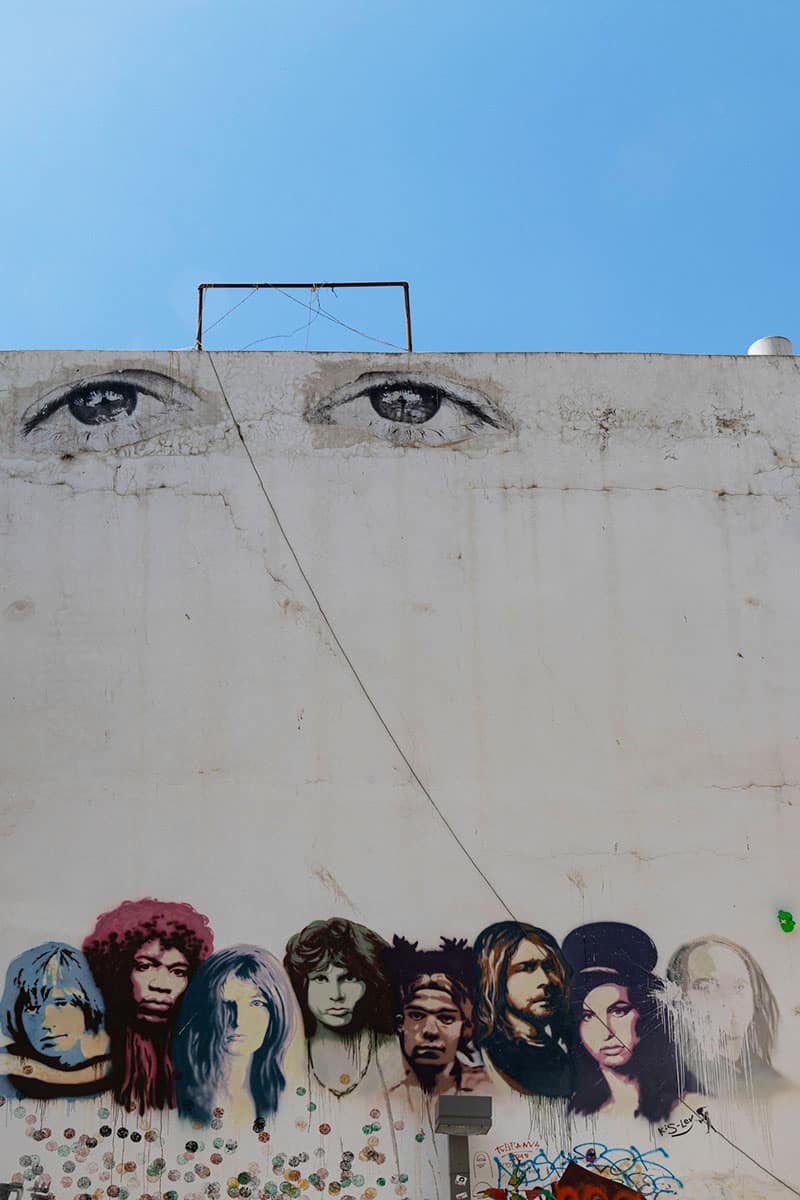Club 27 Street art in Florentin Tel Aviv