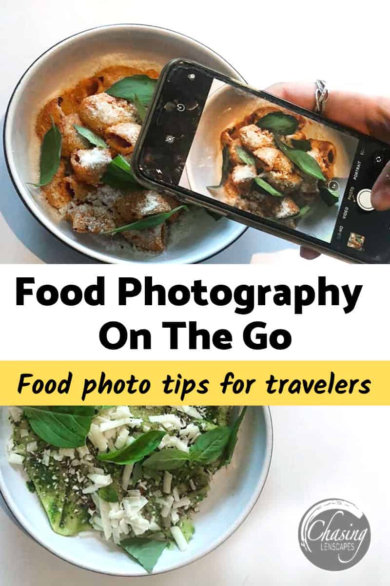 Someone taking pictures of food with a mobile - Food Photography