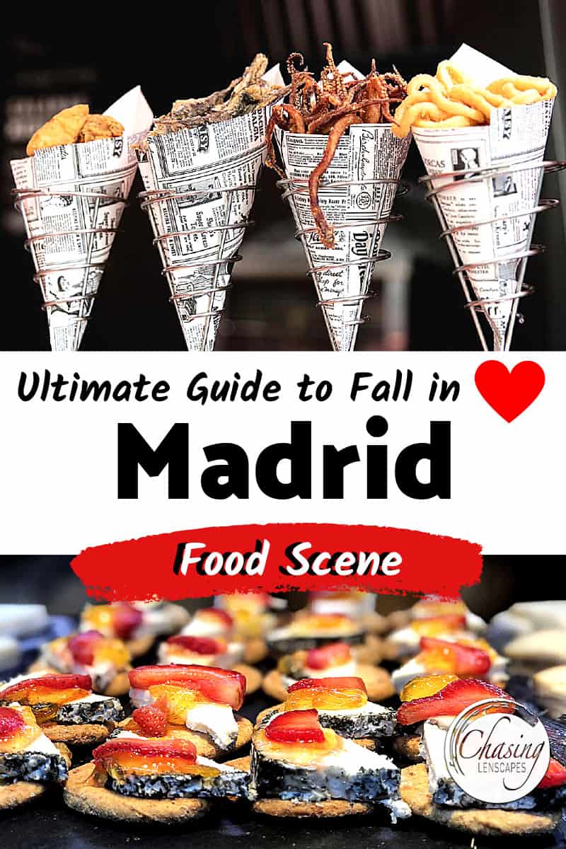 where to eat in Madrid - a picture of tapas.