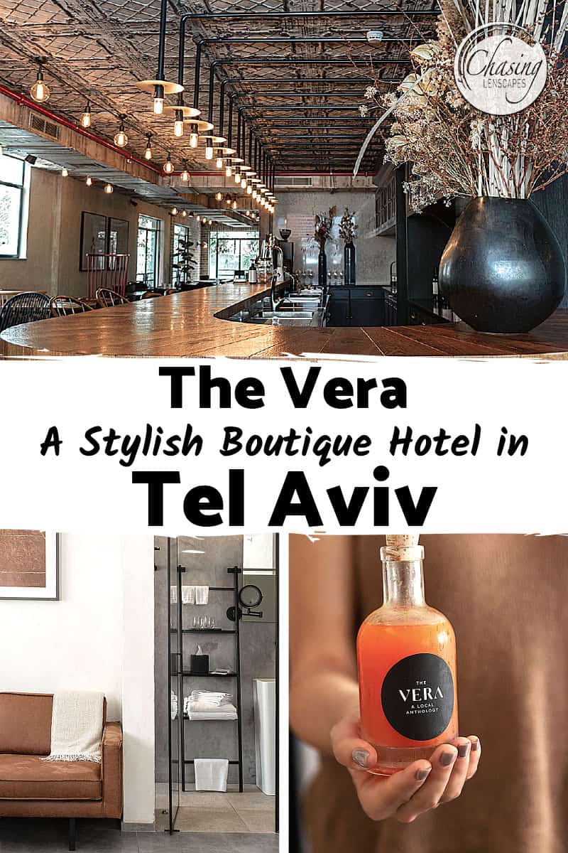 The Vera boutique hotel in Tel Aviv - deluxe bedroom and bar