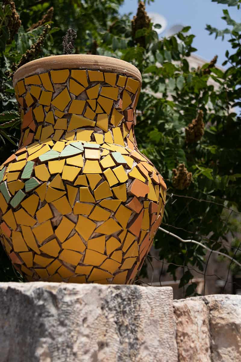 A jug of Mosaic in West Galilee Israel