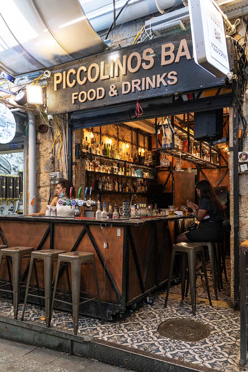 A Bar in Mahne Yehuda Market