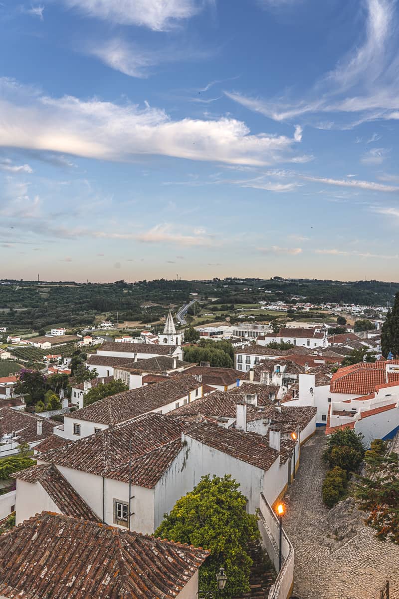 Beuatiful view from Obidos Portugal
