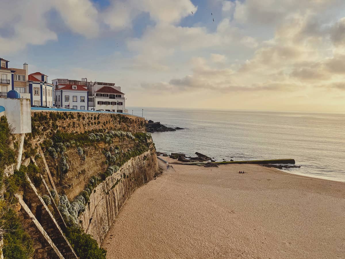 Ericeira beach in central Portugal