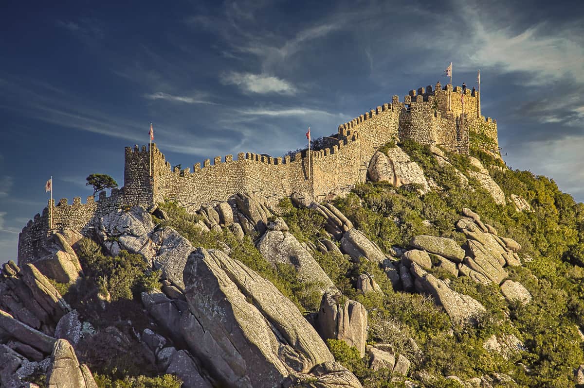 Moorish castle Sintra Portugal