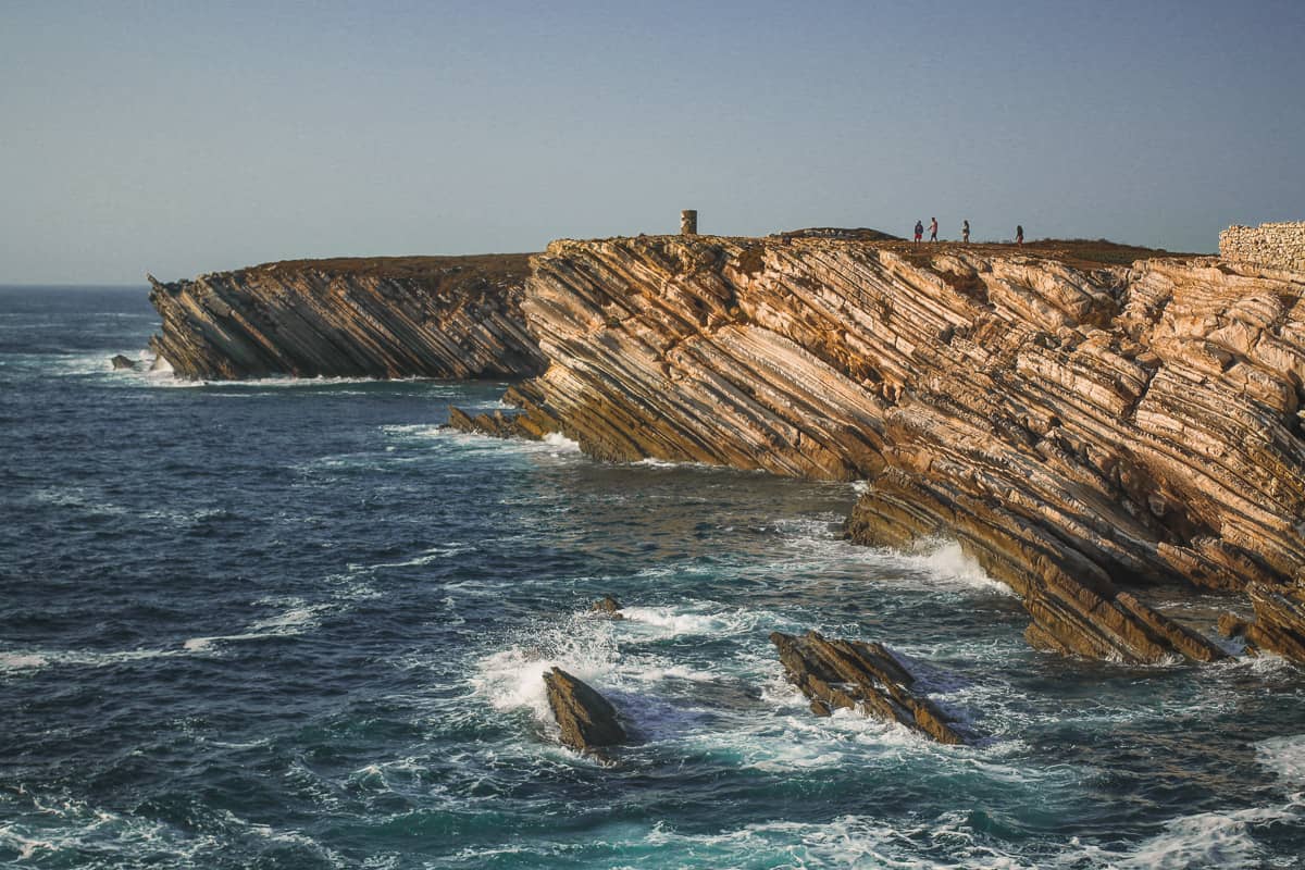 Rugged beaches in central portugal