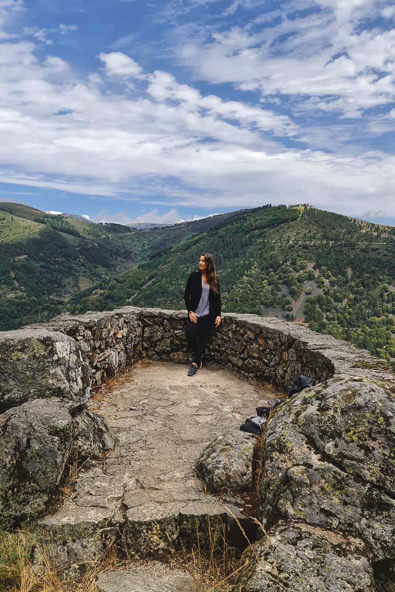 A viewpoint in Serra da Estrela nature park Portugal