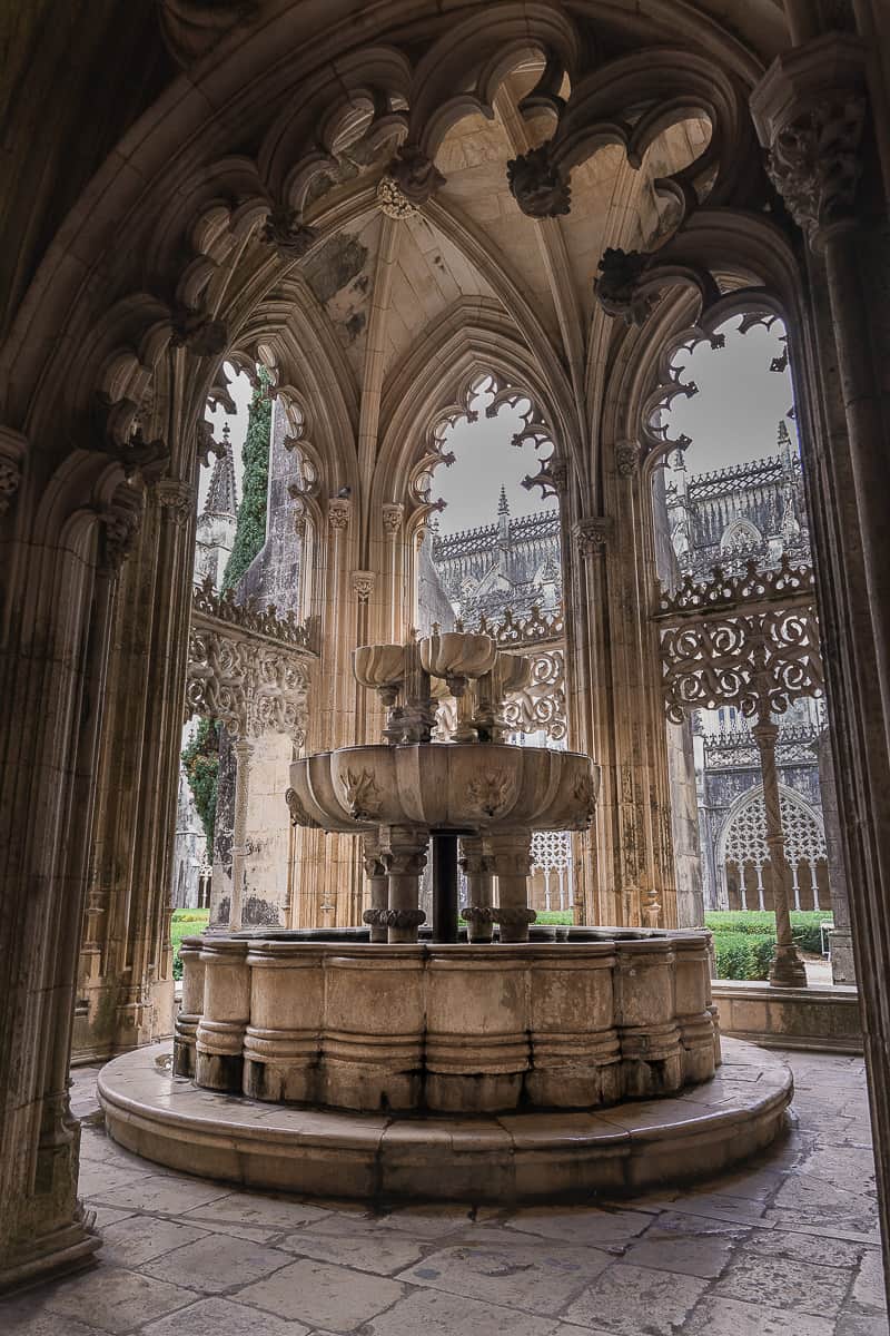 Batalha Monastery fountain Portugal