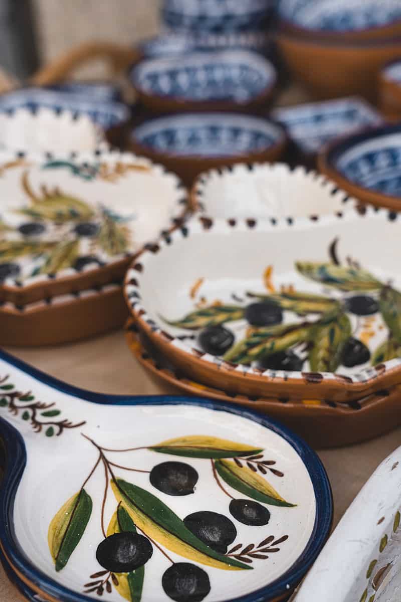 Ceramic Souvenirs in Alentejo Portugal