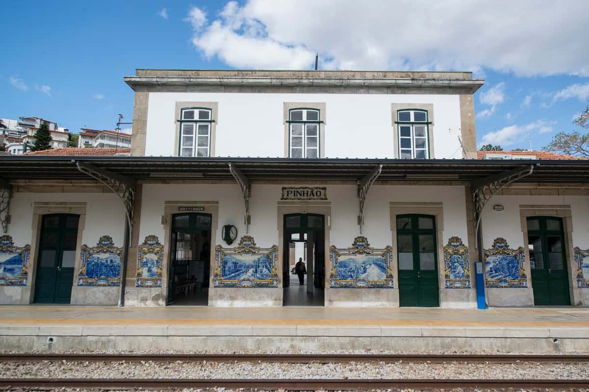 Pinhao train station in Douro Valley Portugal