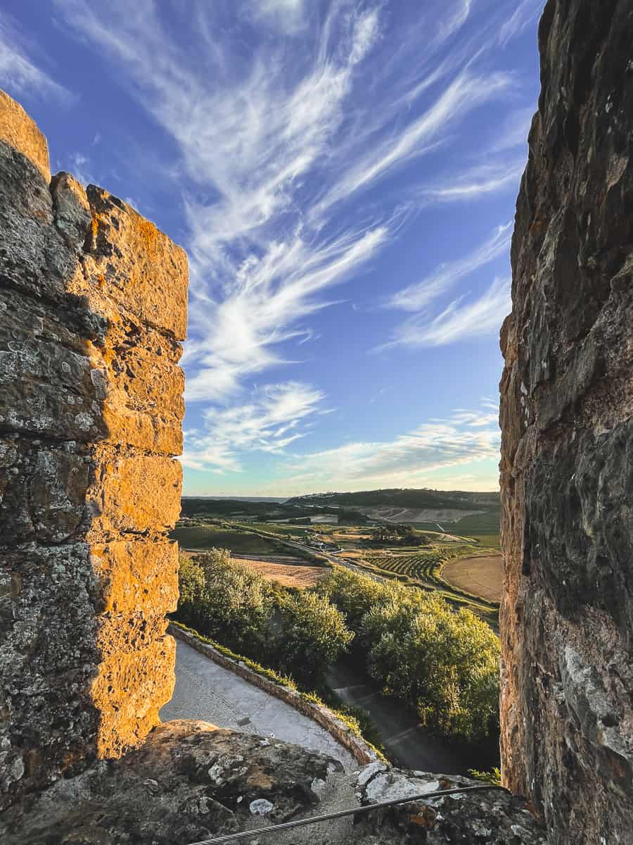 Obidos Portugal - Vuews from Obidos Walls